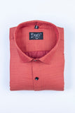 Red color with structure cotton shirts