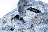 Star Sky Color Digital Print Cotton Shirts for Men