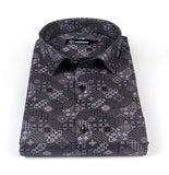 Star Coffee Color Digital Print Cotton Shirts for men