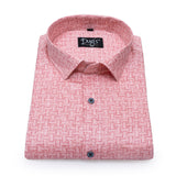 Pink Colour Digital Print Cotton Shirt