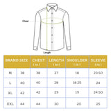 Checks White with Sky Shirts for Men