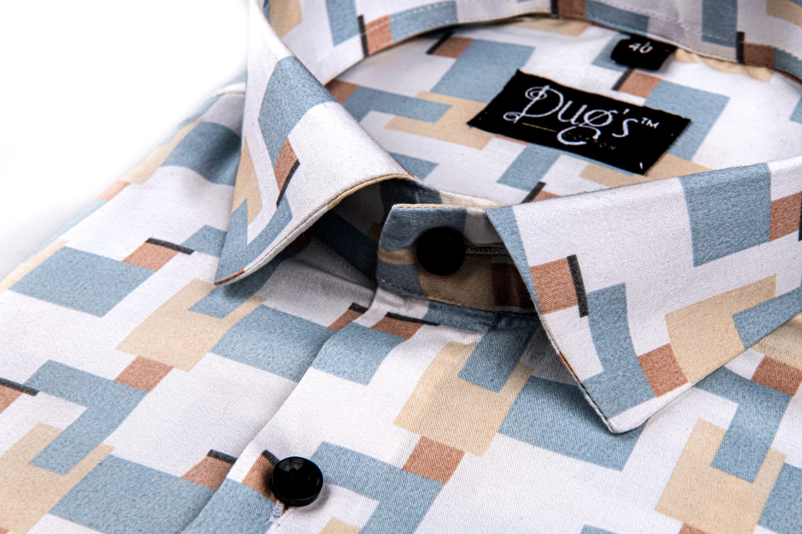 Farrari Sky Digital Print Cotton Shirt