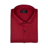 Red  Plain Cotton Shirt