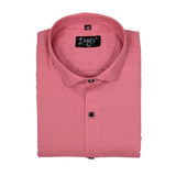 Pink Plain Cotton Shirt