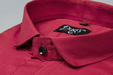 Red  Plain Cotton Shirt