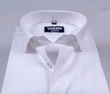 White colour linen cotton shirts