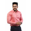 Light Pink color with black dot print 100% cotton shirt